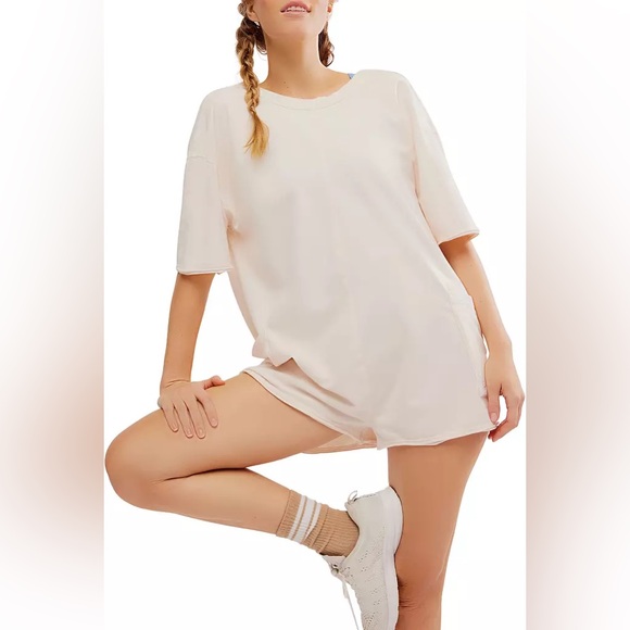 NWT Free People Hot Shot Tee Romper Size Small - Picture 5 of 6